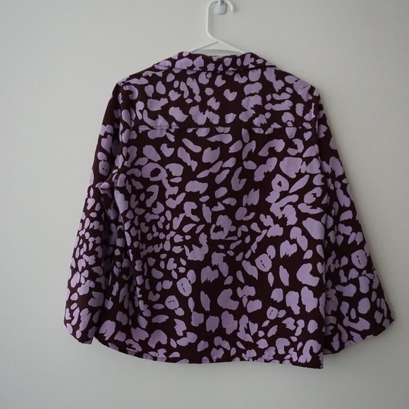 Purple Patterned Monki Top - Picture 3 of 3